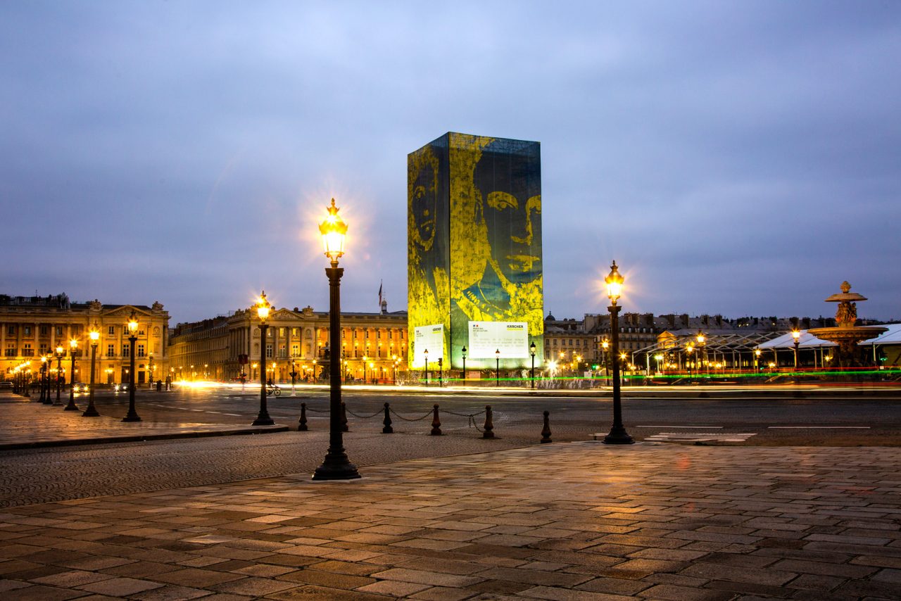Restauration Obélisque Concorde Paris Karcher éclairage nuit
